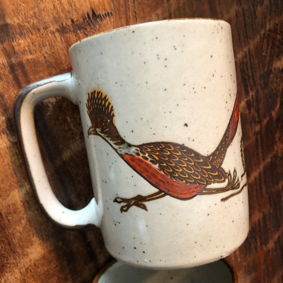 Set of 6 Vintage Otagiri MCM Roadrunner Coffee Cups